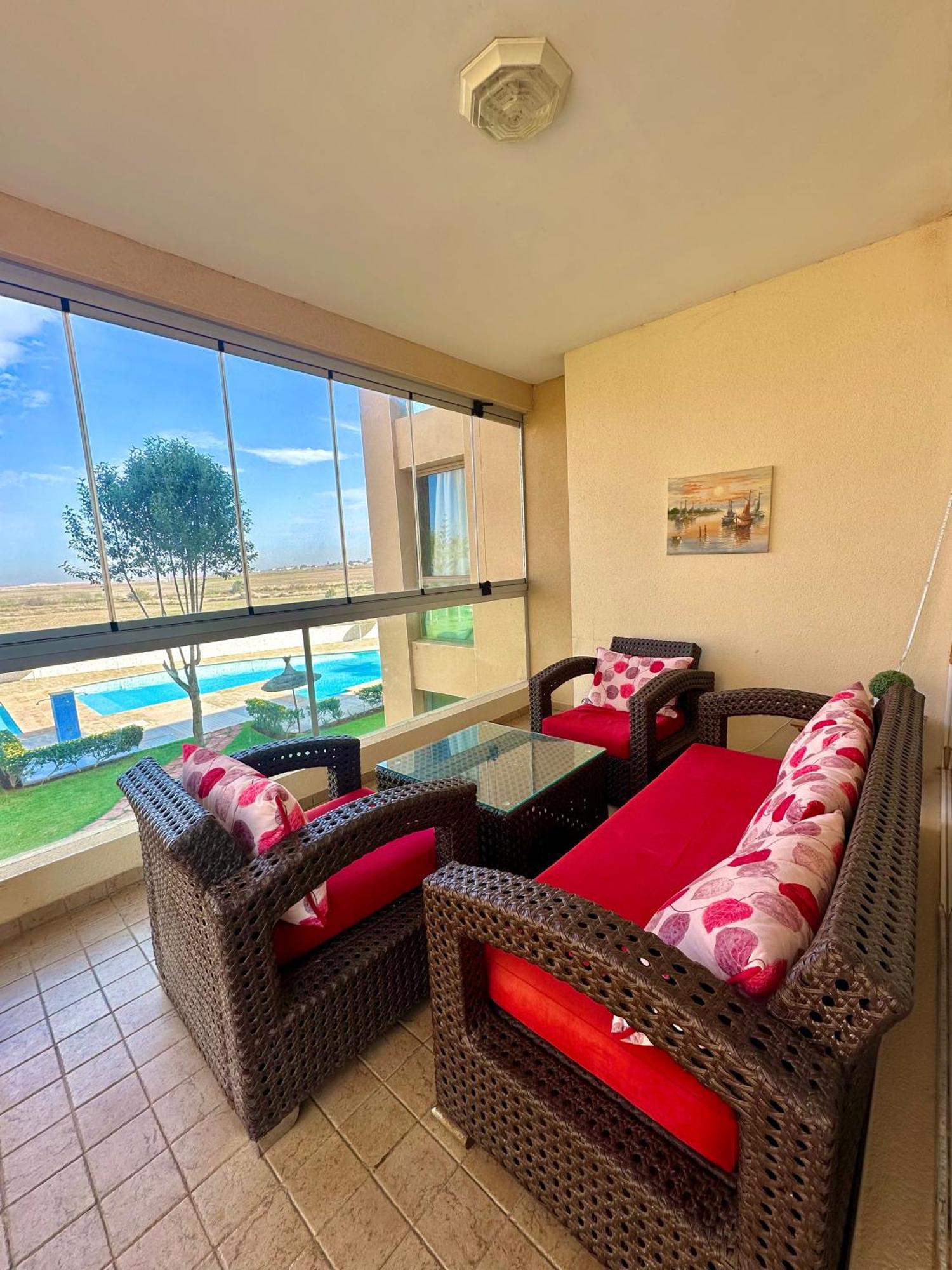 Cozy & Luxurious Apartment With Seaview Bouznika Bagian luar foto